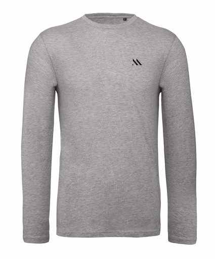 Long sleeve T-Shirt grey boys 100% cotton